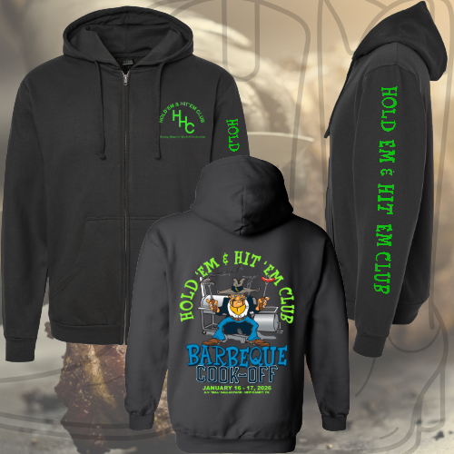 2026 HHC Barbeque Cook-off Memorabilia Adult Full Zip Hoodie